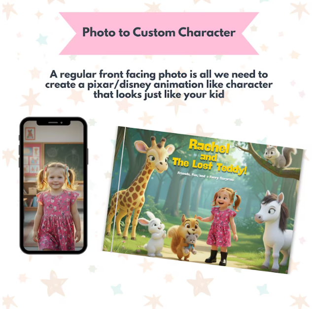 Personalized Storybook for Kids – Custom Children’s Book with Your Child as the Hero