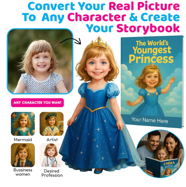Personalized Storybook for Kids – Custom Children’s Book with Your Child as the Hero